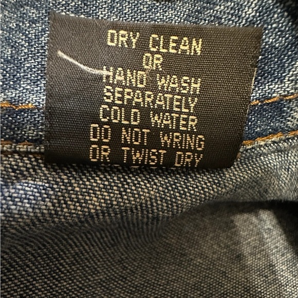 VTG GORDON & JAMES Vest Women M Denim Western Cowgirl Rodeo Embroidered Flowers - Picture 7 of 10